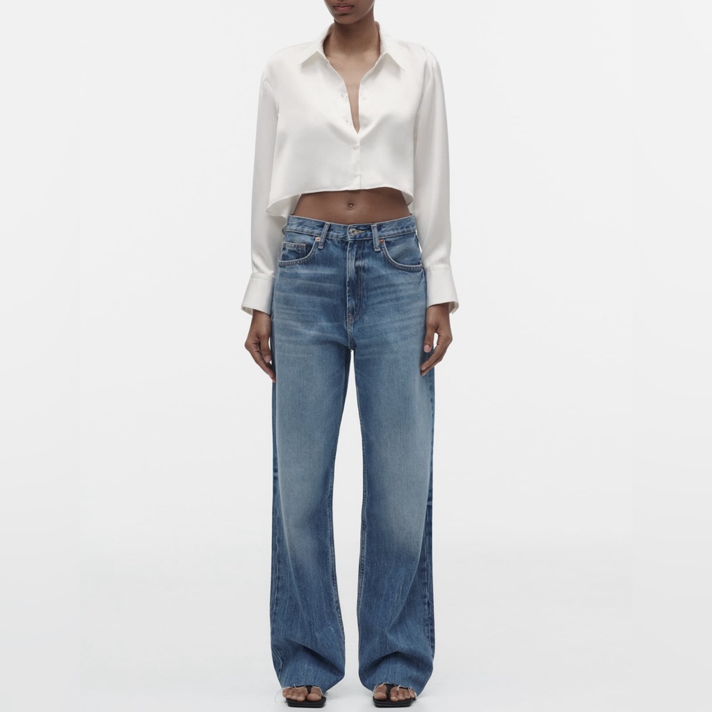 Nwt Zara White Top